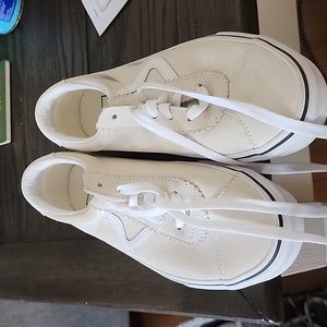 Vans white shoes size 5 women